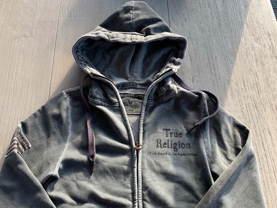 True Religion Sweatjacke Jacke grau s in Moers