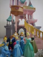 Prinzessin Spiel Schloss + Figuren Bayern - Aiglsbach Vorschau