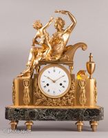 Empire Pendule Bronze Vergoldet Directoire Kaminuhr Antike Uhr Niedersachsen - Wennigsen Vorschau