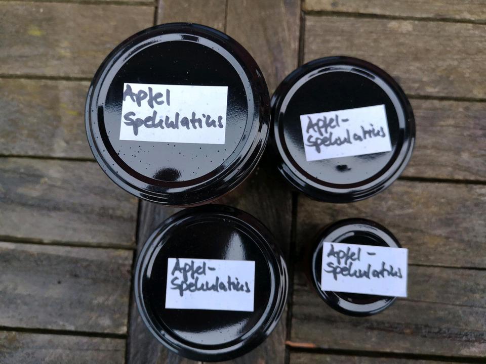 selbstgemachte Marmelade, Apfel-Spekulatius *Neue Sorte* in Glinde