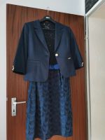 Abendkleid mit Blazer marineblau Spitze Gr. 42 Baden-Württemberg - Eislingen (Fils) Vorschau