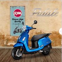 SYM Fiddle 50i E5 Kleinkraft Roller - Der Retro Scooter (AM, B) Bayern - Erlangen Vorschau