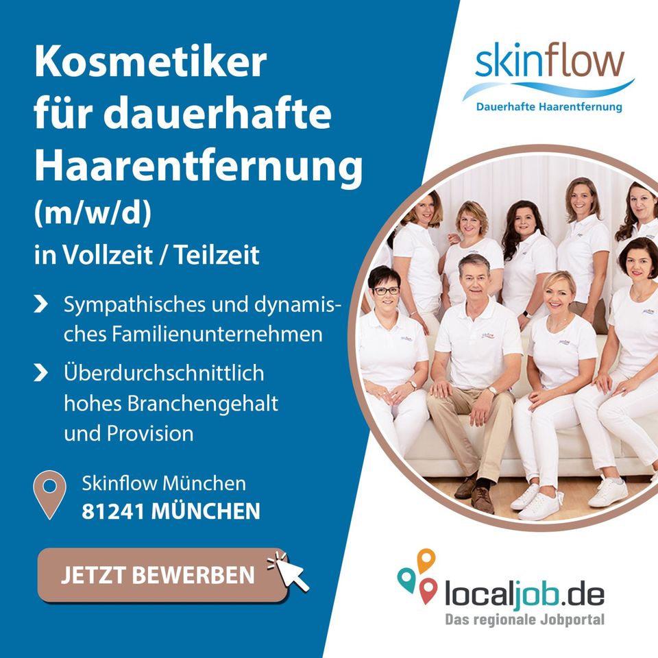 Spezialist für apparative Kosmetik (m/w/d) in München gesucht | www.localjob.de in München