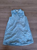 Kleid H&M Gr. 116 Jeans mit weißen Herzen Nordrhein-Westfalen - Vreden Vorschau