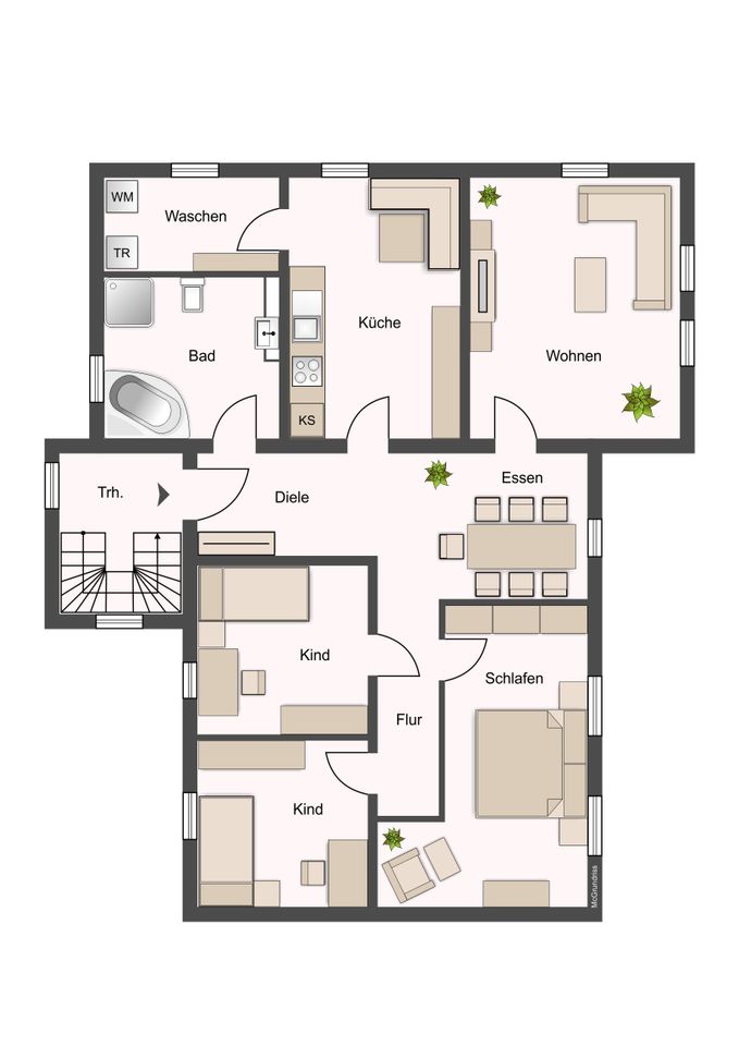 !!! FREIWERDEND!!! | 2022 saniert - 1-2 Familienhaus | 8 Zimmer | 280m² | Wärmepumpe A+ in Schönwölkau-Hohenroda