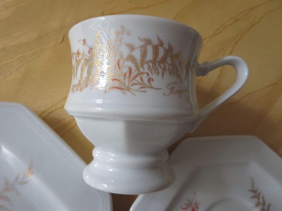 GOLDFARN Villeroy Boch Gallo Leonardo KAFFEE KANNE mit DECKEL in Berlin