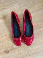 Asos Ballerinas Pumps Blockabsatz Lack Rot 39 München - Schwabing-West Vorschau