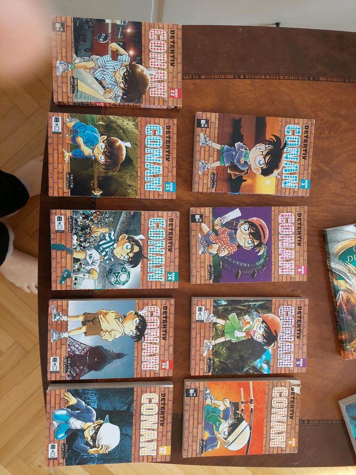 9 Manga/Anime Bücher Detektiv Conan v. Gosho Aoyama in Augsburg