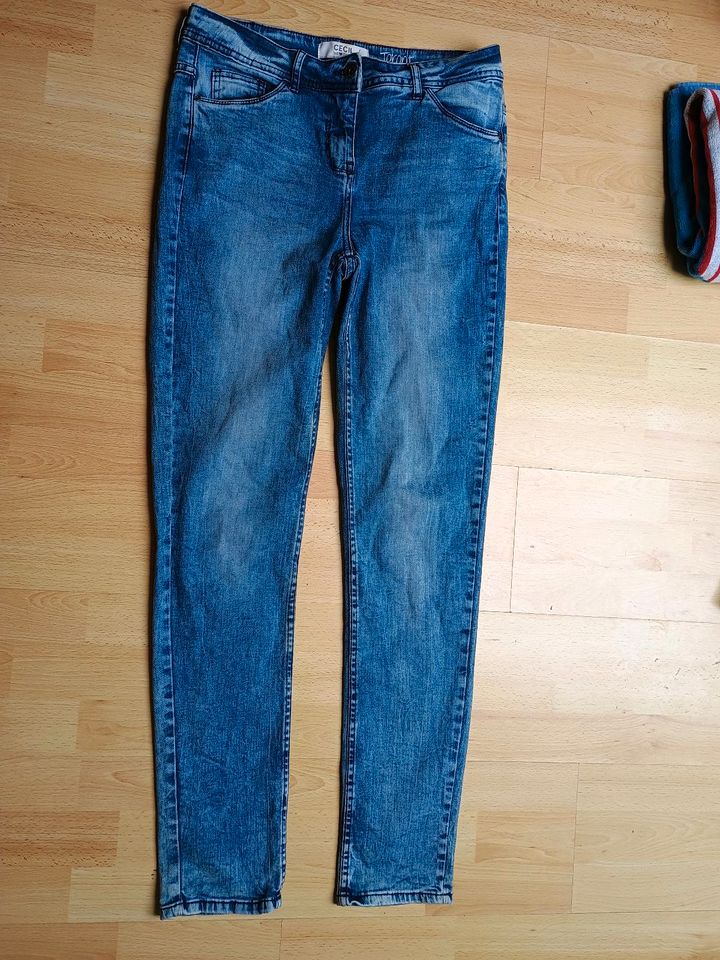 Cecil -tolle Jeans Modell Toronto-Gr.38/40 passend-extralang in Korschenbroich