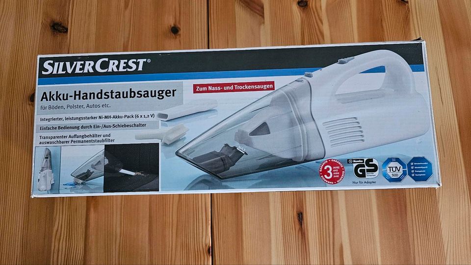 Akku Handstaubsauger Silver Crest  zum Nass und Trocken saugen in Troisdorf