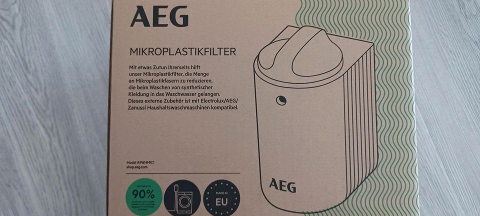 Waschmaschine Mikroplastikfilter AEG, Neu, Der Umwelt zu Liebe ! in Hildesheim