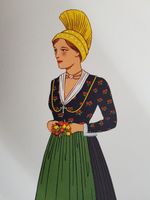 Landestracht 1939  Tracht Frau aus Waldviertel Niederösterreich Baden-Württemberg - Leonberg Vorschau