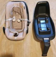 Babyschale Maxi Cosi Pebble Plus mit Isofix-Station, unfallfrei Saarland - St. Wendel Vorschau