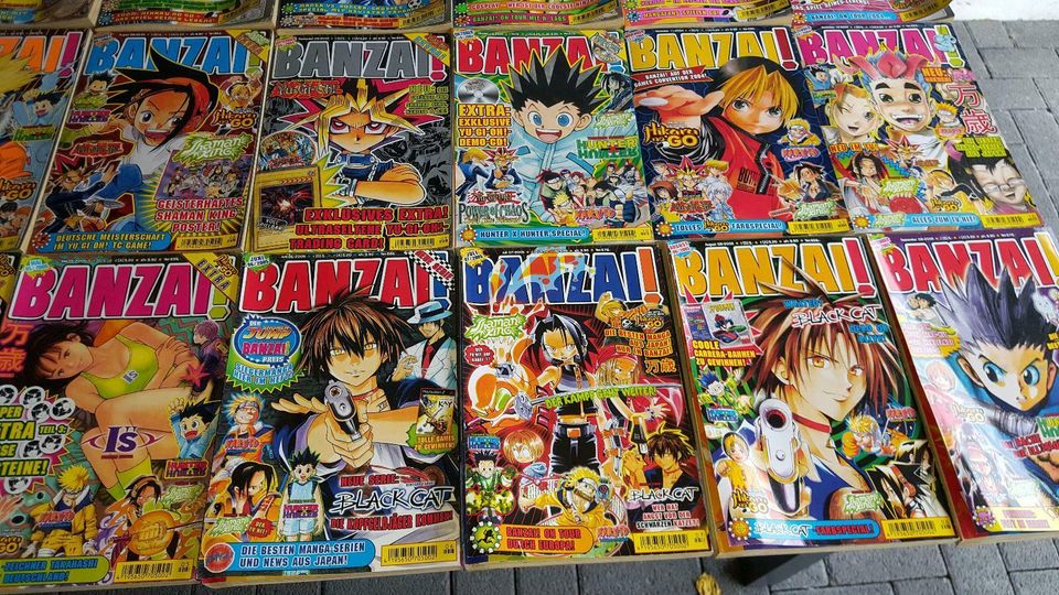 Ausgaben Banzai Mangas/Comics mit Naruto, Yu-Gi-Oh, One Piece in Dortmund