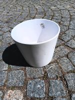 Blumentopf Übertopf Keramik weiß Bayern - Dorfen Vorschau