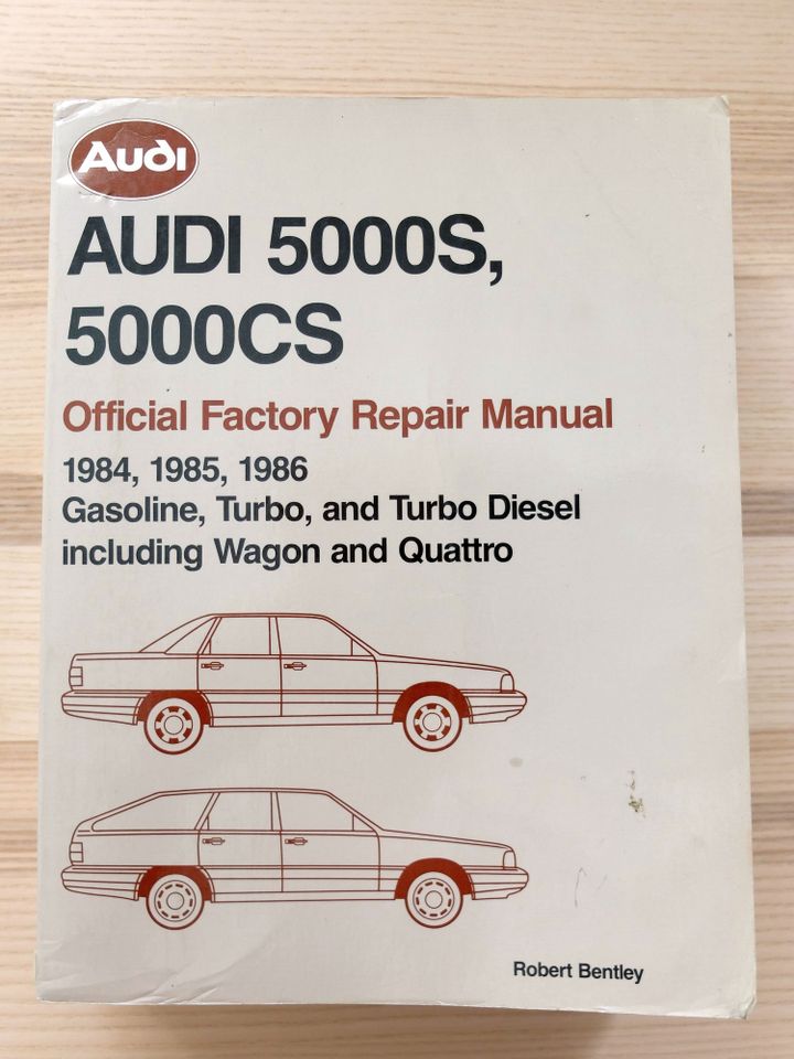 AUDI 5000 S CS 100 200 C3 Werkstatthandbuch Manual 1984 1985 1986 in Hof (Saale)