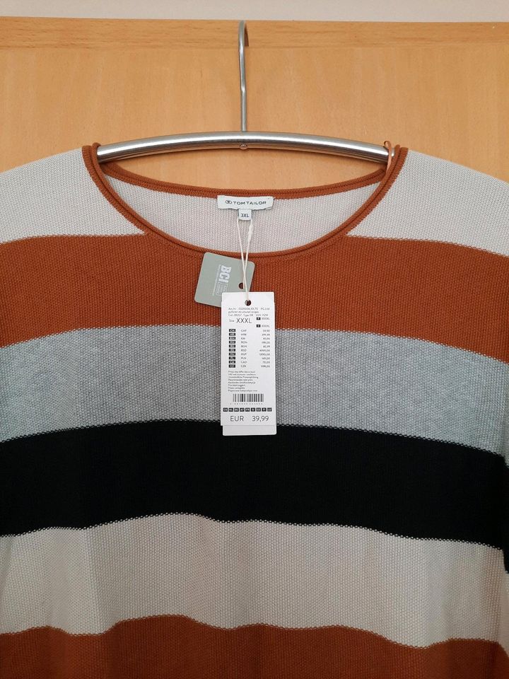 NEU Tom Tailor Pullover Gr. XXXL (44/46) Frühling Sommer in Nürnberg (Mittelfr)