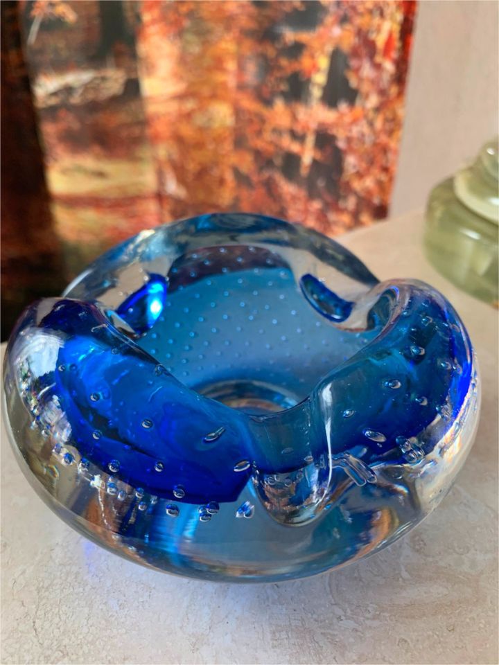 Murano Aschenbecher Schale Glas Bubbel ca. 13 cm, Blau, Top Zusta in  Schleswig-Holstein - Itzehoe | eBay Kleinanzeigen ist jetzt Kleinanzeigen