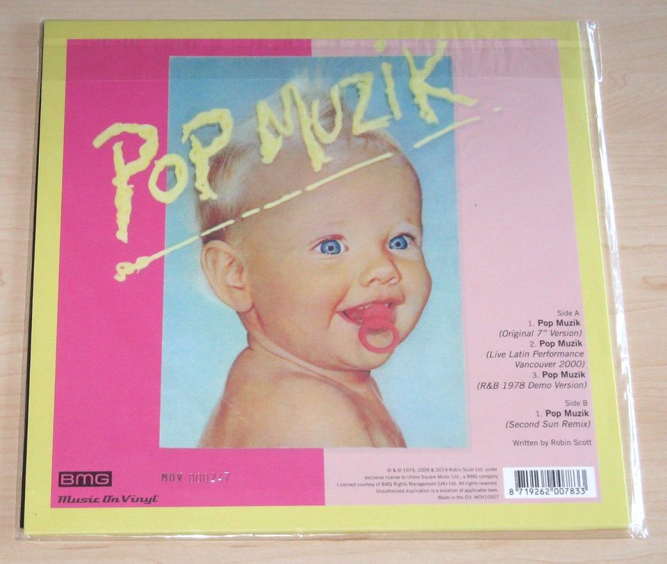 M Pop Muzik 10" Vinyl LP Schallplatte RSD Pink Color Music Disco in Hösbach
