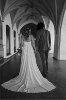 Brautkleid Corsage mit Schleppe Ivory trägerlos Gr 34/36 Bayern - Moosburg a.d. Isar Vorschau