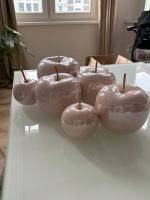 6 Deko Äpfel unterschiedlicher Größe aus Keramik Düsseldorf - Derendorf Vorschau