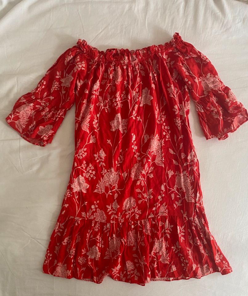 ❤️NEU❤️ Off-shoulder schulterfrei Kleid kurz Mini Träger S 36 38 in Hamburg