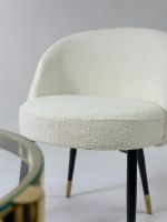 Eleganter Stuhl Weiß Teddy - Neu - Kostenloser Versand Friedrichshain-Kreuzberg - Kreuzberg Vorschau