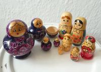 Matrjoschka alt neu russisch Holzpuppe steckbar Figur DDR Bayern - Gebenbach Vorschau