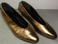 Damen Pumps gold metallic Angelique Echtleder Gr. 38 Niedersachsen - Lehrte Vorschau