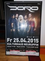 Doro Konzert Plakat 2015 Neuruppin Brandenburg - Liebenwalde Vorschau