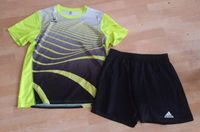 Set Sport T-Shirt+Shorts Adidas L-XL Herren/Teens schwarz-gelb Dresden - Gorbitz-Süd Vorschau