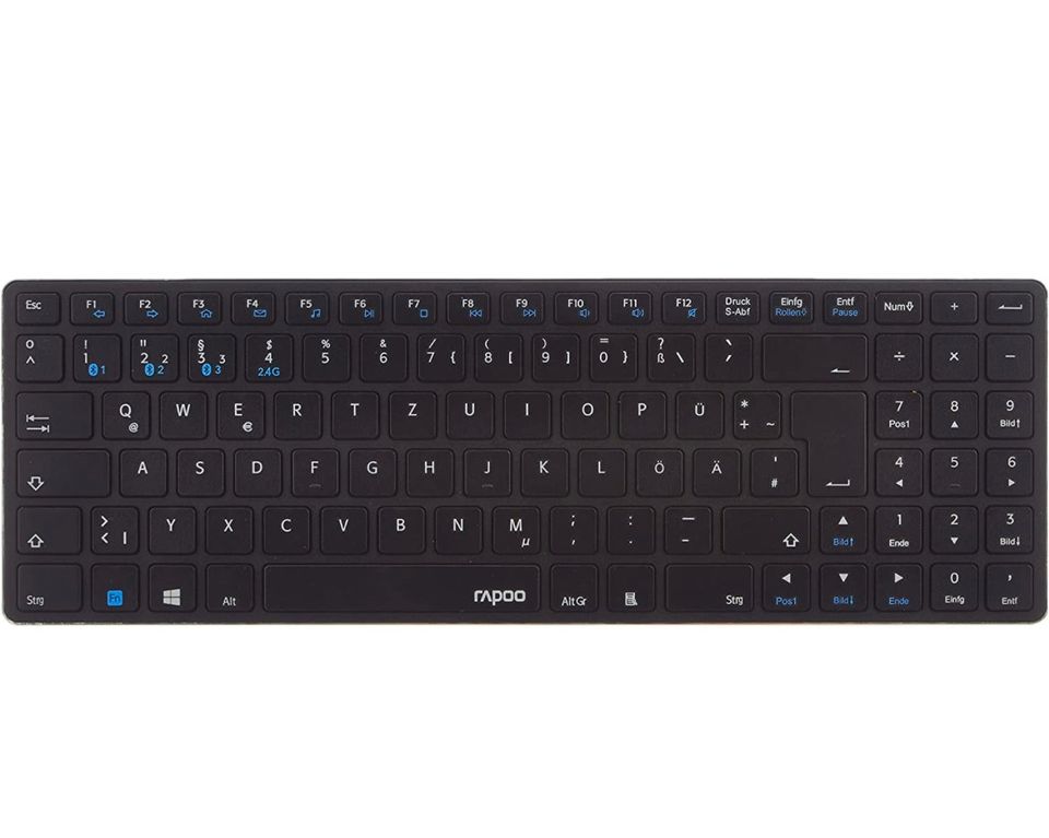 HP Rapoo 9300M Wireless Keyboard in Hattersheim am Main