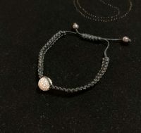 Armband schwarz geflochten Shamballa crystal Bayern - Helmbrechts Vorschau