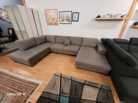Sofa Wohnlandschaft XXL Hellgrau U-Form Couch Hannover - Nord Vorschau