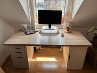 Schreibtisch weiß/holz (DIY IKEA) mit Schränken Innenstadt - Köln Altstadt Vorschau