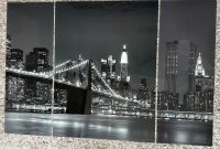 Glasbild 3 teilig New York Bridge Bayern - Veitsbronn Vorschau