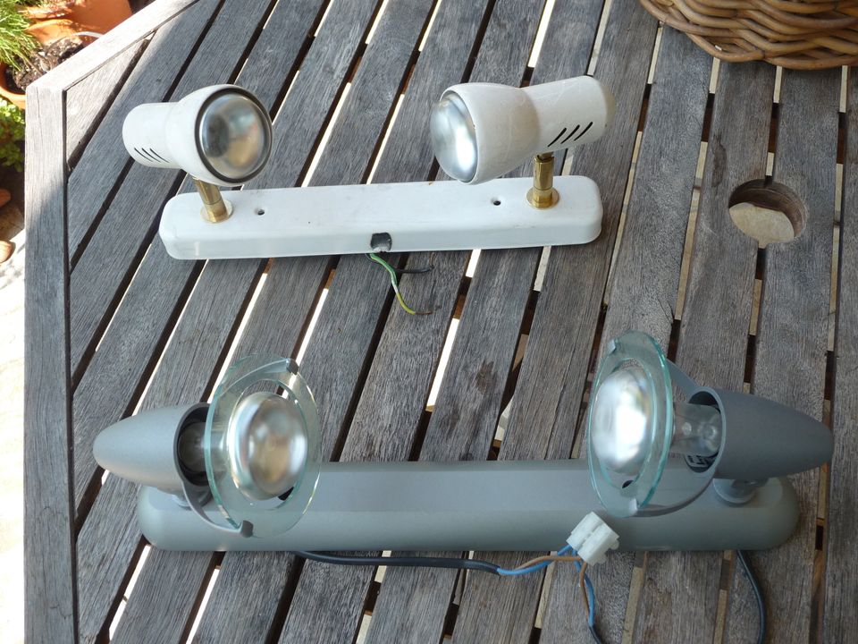 2 x Deckenlampe Deckenleuchte Strahler Fluter inkl. Leuchtmittel in Bad Schönborn