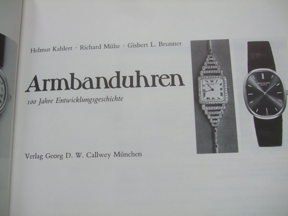 Buch * ARMBANDUHREN * 100 Jahre Entwicklungsgeschichte * 1986 * in Hamburg