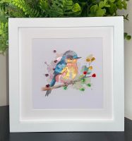 Glasbild Vogel, Aquarell-Druck-Mal-Glasbild,Gastgeschenk Baden-Württemberg - Baden-Baden Vorschau