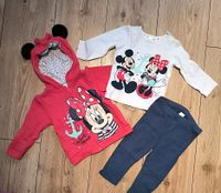 Set Jacke Shirt und Hose Gr. 74 Minnie Maus Brandenburg - Annahütte Vorschau