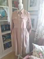 Cord Kleid beige midi handgefertigt M 38 Blusenkleid beige Bayern - Bodenkirchen Vorschau