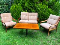 Vintage Mid-Century Sofa-Garnitur Straub 60er Sofa Sessel beige Rheinland-Pfalz - Trier Vorschau