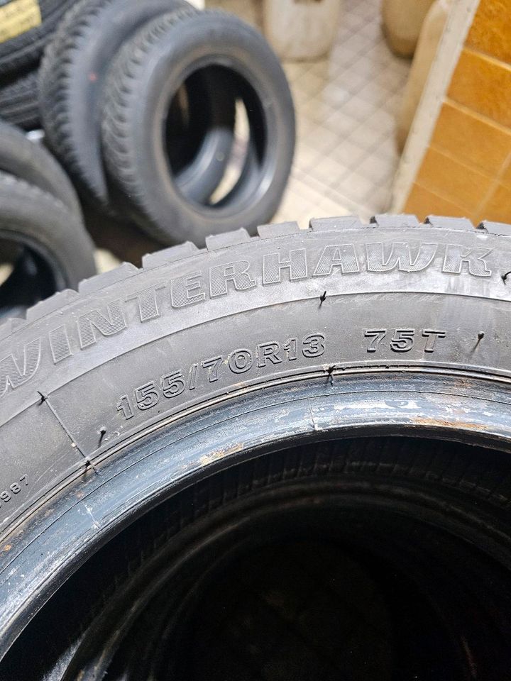 4x 155/70 R13 M+S Winter fast wie Neu in Hamburg