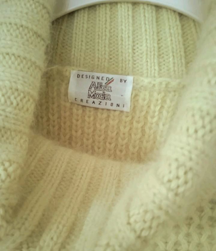 Angora Gemisch Pullover Limone Rollkragen Alba Moda in Lüdenscheid