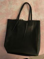 Leder Shopper Handtasche schwarz t471 Baden-Württemberg - Grenzach-Wyhlen Vorschau