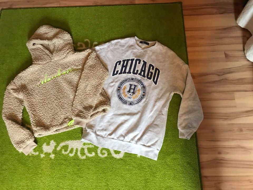 2 Hoodie Sweater H&M Chicago u Manhattan GR s in Schimberg