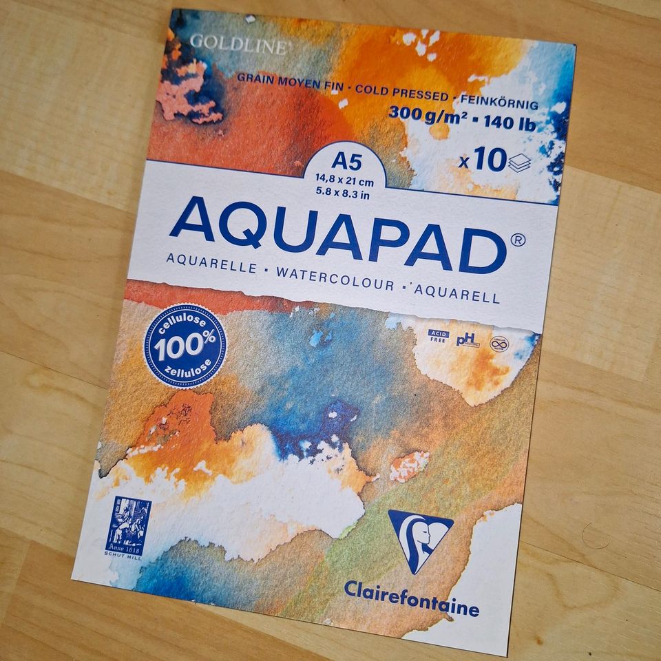 Clairefontaine aqua Pad a5 10 Blatt in Ingolstadt