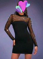 Neu Kleid Minikleid mit Perlen Glitzersteine Strass Tüll Größe 36 Bremen - Vegesack Vorschau