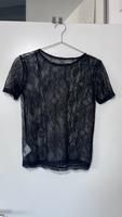 Schwarzes Spitzen Shirt | Mesh Top | Y2K | Gr. M | Sexy / Party Nordrhein-Westfalen - Hilden Vorschau