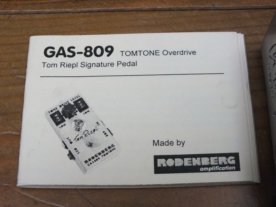 Rodenberg Tom Riepl Signature GAS-809 Tomtone Overdrive in Werl